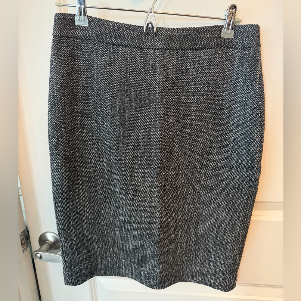 Ann Taylor Charcoal Pencil Skirt